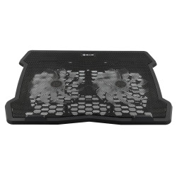 Cooling pad Tellur Basic, 15..6", 2 ventilatoare, Negru.