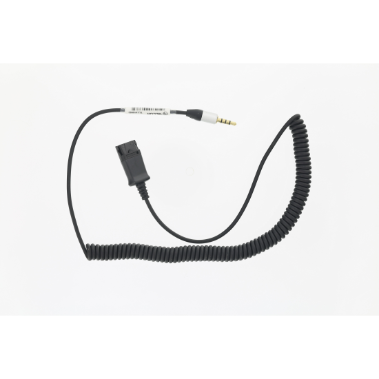 Cablu adaptor QD la Jack 3..5mm 4 pole.