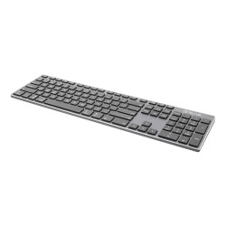 Tastatura wireless Tellur Shade, Bluetooth, US, Alu, Gri Negru