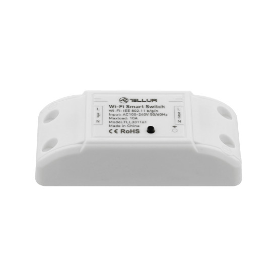 Intrerupator WiFi de linie, 2200W, Alb