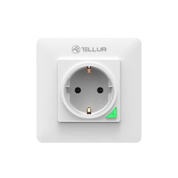 Priza WiFi pentru perete, 3000W, 16A, alb