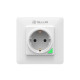 Priza WiFi pentru perete, 3000W, 16A, alb