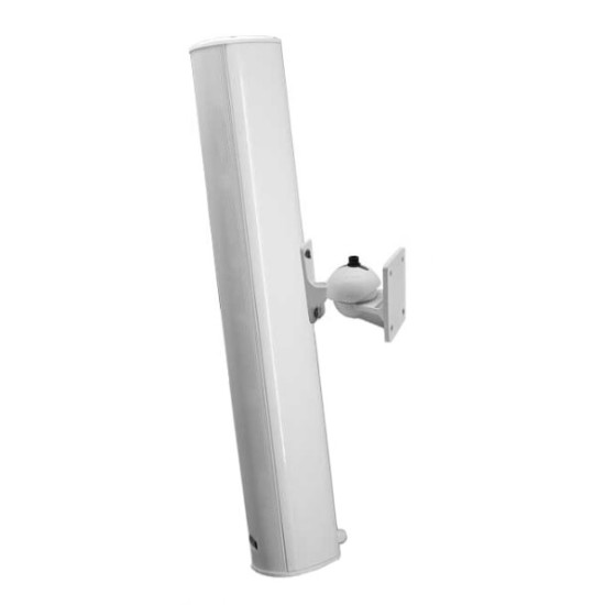 Boxa coloana 30W pe 100V DSPPA DSP255II, montaj ext / int, carcasa aluminiu, Waterproof, IP66, Alb