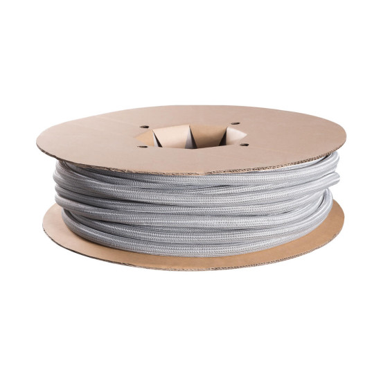 Organizator pentru cabluri, cu infasurare automata Multibrackets MB-8793, 19 mm x 50 m, gri, =SE VINDE DOAR LA ROLA=