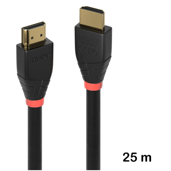 Cablu HDMI Active 18G de 25 m, Lindy 41074
