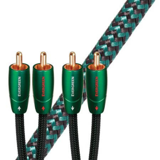 Cablu audio 2RCA - 2RCA AudioQuest Evergreen 1m