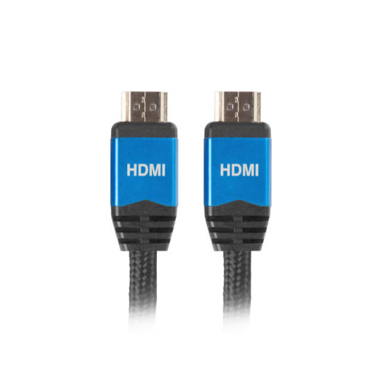 Cablu 1.8m HDMI2.0 premium cu mufe metalice, 4K@60Hz, CA-HDMI-20CU-0018-BL, Lanberg