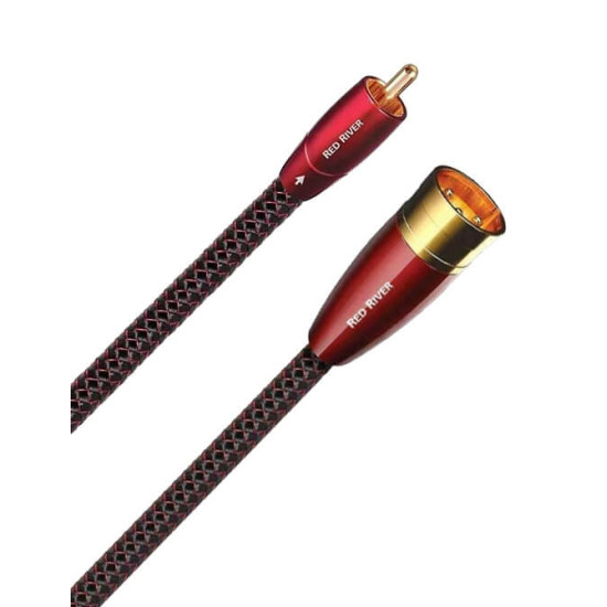 Cablu audio XLR - RCA  AudioQuest Red River, 3m