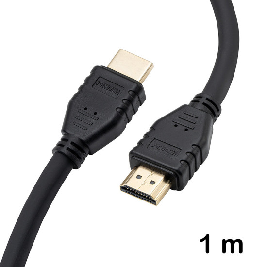 Cablu HDMI flexibil 1m 4K60, Lindy 37316