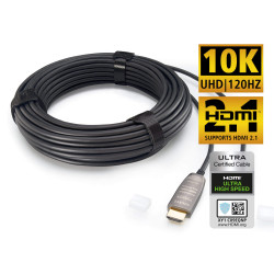 Cablu HDMI 2.1 prin fibra optica, 8K/10K, 15m, 009245015, Inakustik