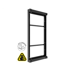 Carcasa de Exterior de perete Multibrackets MB-7838, pentru LG IP49, 49", max.50 kg, portret/peisaj, antifurt, negru