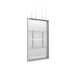Carcasa LCD de Interior pe fir Multibrackets MB-3748, 75", max.55 kg, alb