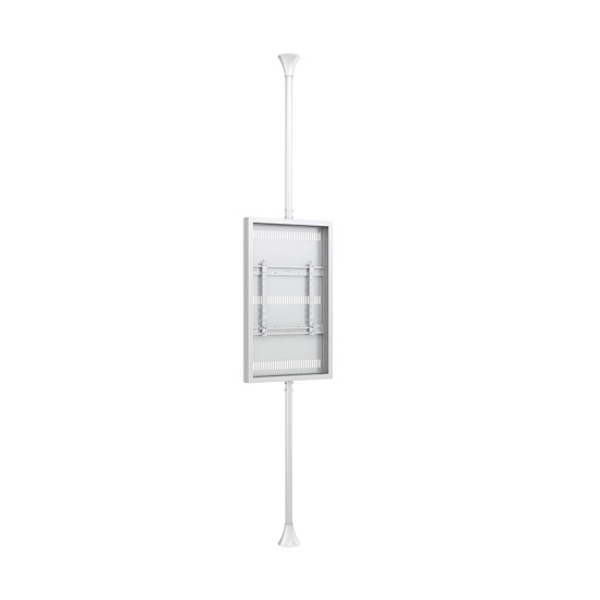 Carcasa LCD de Interior cu montaj de la podea la tavan Multibrackets MB-3908, 50", max.50 kg, alb