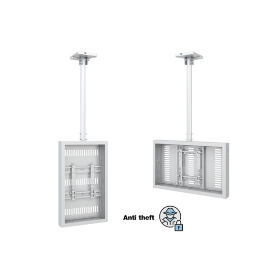 Carcasa LCD de Interior cu montare pe tavan Multibrackets MB-5025, 32", max.25 kg, alb