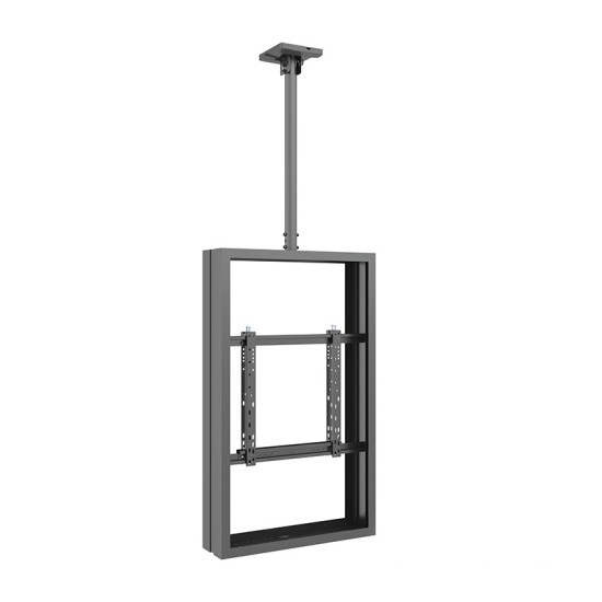Carcasa de Interior pentru 2 LCD spate-la-spate, de tavan  Multibrackets MB-3939, 50", max.80 kg, negru