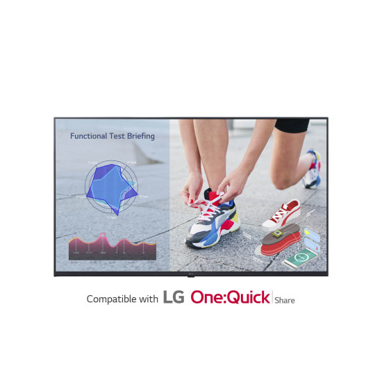 Display profesional 43" LG 43UL3J-M, 4K UHD 3840 x 2160, 300 cd/m², boxe incorporate