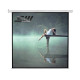 Ecran proiectie electric, perete/tavan, 200 x 200 cm, BlackMount, Format 1:1