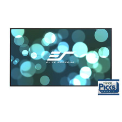 Ecran proiectie cu rama fixa, de perete, 244 x137 cm, EliteScreens AEON Edge Free AR110WH2, format 16:9