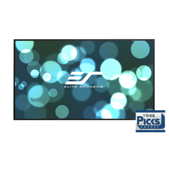 Ecran proiectie cu rama fixa, de perete, 299 x 168 cm, EliteScreens AEON Edge Free AR135WH2, format 16:9