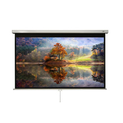 Ecran proiectie manual, perete/tavan, 240 x 135 cm, Blackmount, Format 16:9