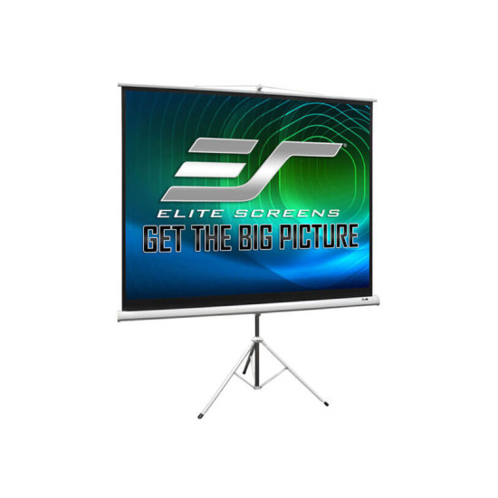 Ecran de proiectie portabil cu trepied, 244 x 244 cm EliteScreens Tripod T136NWS1, format 1:1