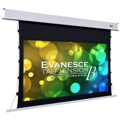Ecran proiectie electric, 244 x 137cm, incastrabil in tavan, Tensionat, EliteScreens Evanesce ETB110HW2-E8, format 16:9