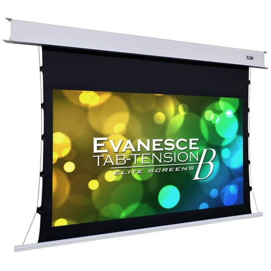Ecran proiectie electric, 266 x 149cm, incastrabil in tavan, Tensionat, EliteScreens Evanesce ETB120HW2-E8, format 16:9