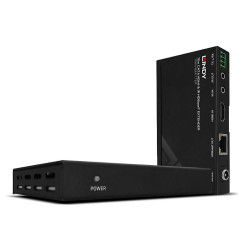 Extender HDBaseT Cat.6 HDMI 4K30, IR și RS-232 de 70 m cu PoC, Lindy 38139
