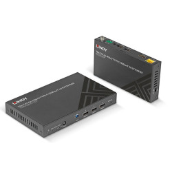Extender KVM Cat.6A HDMI 4K60 și Type C HDBaseT 3.0, 70 m, Lindy 38346