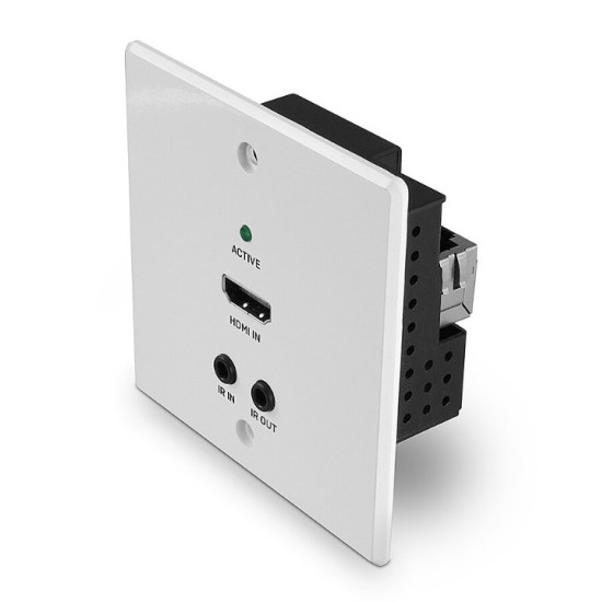 Extender HDMI 4K60 Cat.6, 70 m, IR și RS-232 HDBaseT, transmițător, placă de perete EU, Lindy 38348