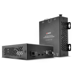 Extender KVM cu fibră optică HDMI 4K60, USB, IR și RS232, 300 m, Lindy 39392