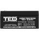 Acumulator AGM VRLA 12V 3,5Ah Dimensiuni 134 x 67 x 62 mm F1 - TED003133 (10)