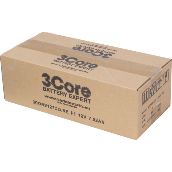 Acumulator AGM VRLA 12V 7,02Ah Dimensiuni 151 x 65 x 94 mm Security Experts F1 3Core 002617 (5)