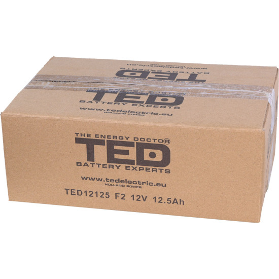 Acumulator AGM VRLA 12V 12,5Ah Dimensiuni 151 x 98 x 94 mm F2 - TED002754 (4)