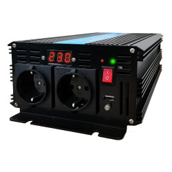 Convertor de la 24V la 230V 1000W unda sinusoidala pura - TED000439