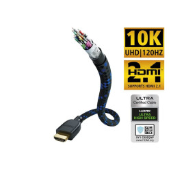 Cablu HDMI2.1, 10K@120Hz, Inakustik Premium, 3m, 00423530