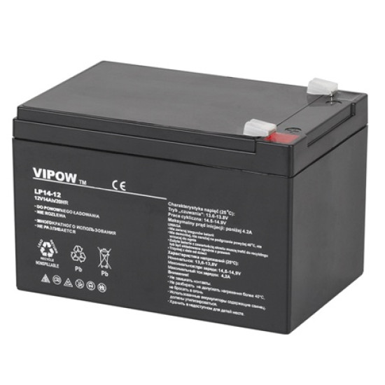 ACUMULATOR STATIONAR AGM VRLA 12V 14AH VIPOW