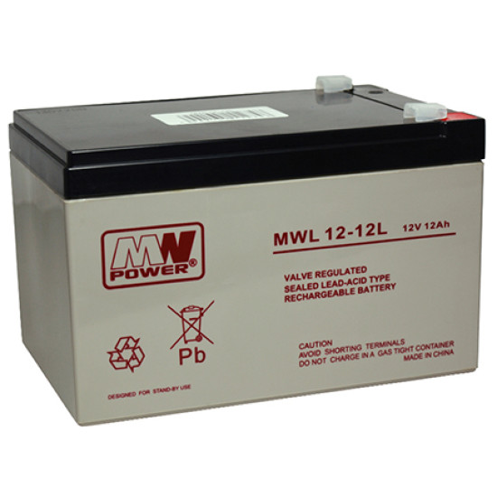 ACUMULATOR STATIONAR AGM VRLA 12V 12AH MWL