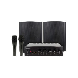 KIT KARAOKE AMPLIFICATOR 2X30W BOXE SI MICROFON