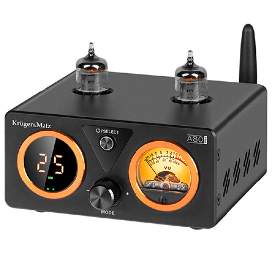 AMPLIFICATOR STEREO LAMPI 2X100W A80 PRO KRUGER&MATZ