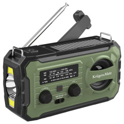 RADIO MULTIFUNCTIONAL SOLAR 10000MAH KRUGER&MA