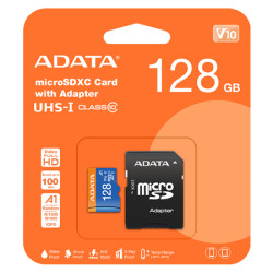 MICRO SD CARD 128GB CLASS 10 ADATA