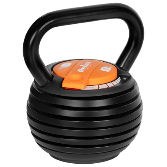 KETTLE BELL AJUSTABIL 6 TALERE 2.3-9KG REBEL ACTIVE