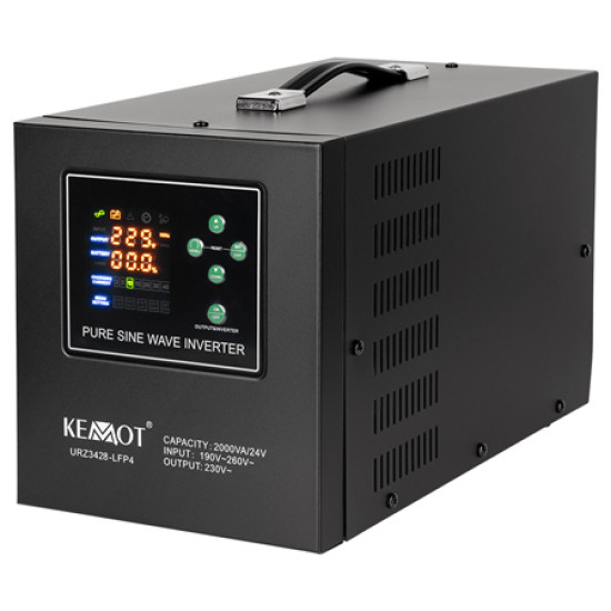 UPS CENTRALE SINUS PUR 2000VA/1400W 24V KEMOT