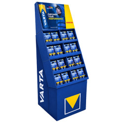 DISPLAY 26X AAA 40X AA 25X LR14 8X LR20 24X 9V VARTA