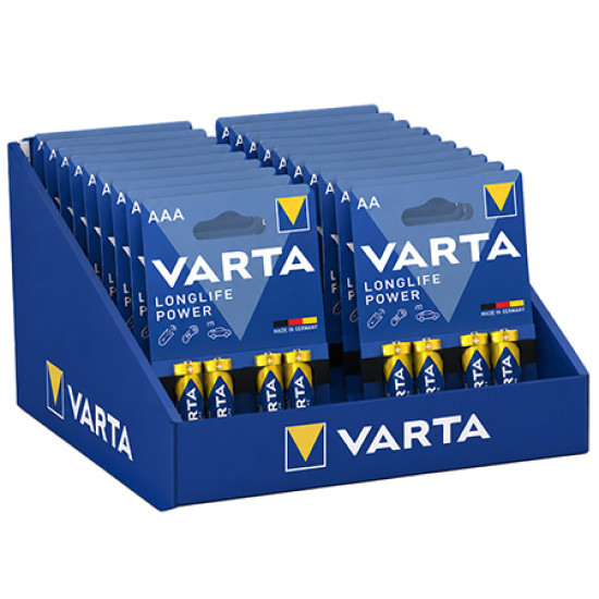 DISPLAY LONGLIFE POWER AA/AAA VARTA