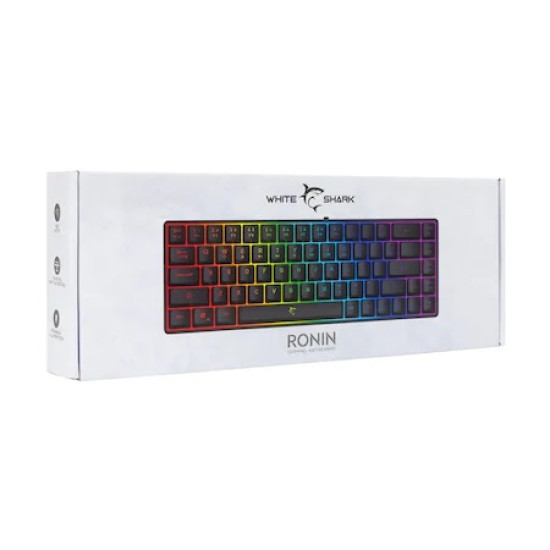 Tastatura gaming White Shark GK-2201 RONIN negru / US, RONIN-B-US
