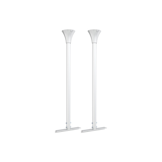 Kit de montare podea-tavan Multibrackets MB-1638, pentru carcase 32"-43”, lungime 1,5m, 1 afisaj, alb