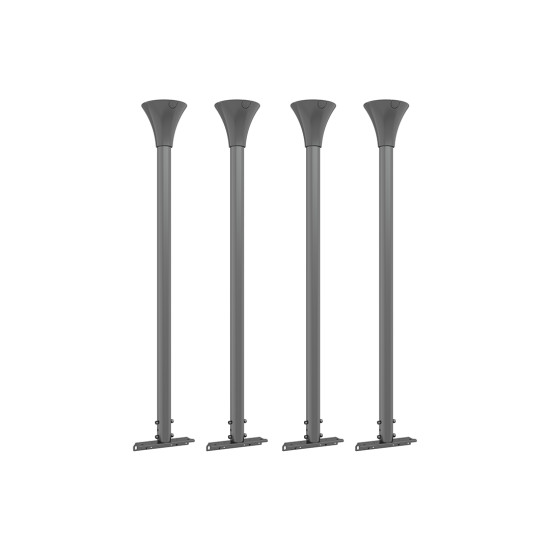 Kit de montare podea-tavan Multibrackets MB-5698, pentru carcase 75"-98”, 1 afisaj, negru