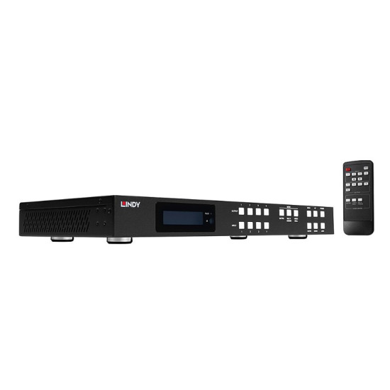 Matrix multi-view fără întreruperi 4x4 HDMI 4K60 cu scalare video wall, Lindy 38390